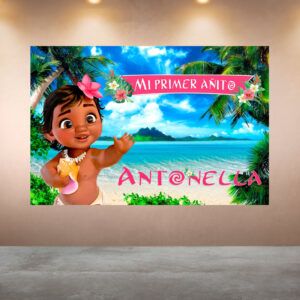 Cumpleanos Vaiana primer añito