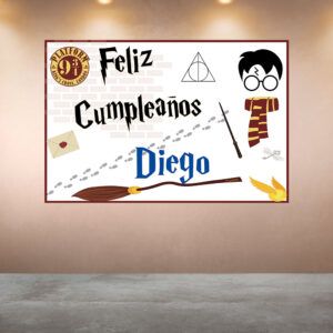 Cumpleaños Harry Potter Azul