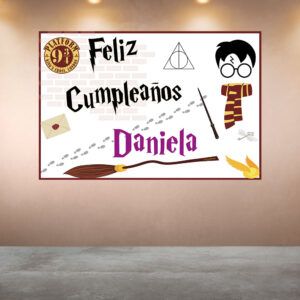 Cumpleaños Harry Potter Fucsia