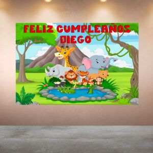 Cumpleaños Animales Selva