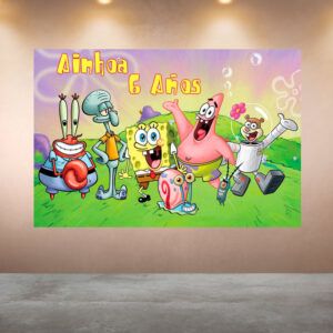 Cumpleaños Bob Esponja Rosa