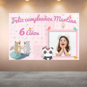 Cumpleaños Animalitos con Foto