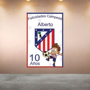 Cumpleaños Atletico Madrid Vertical