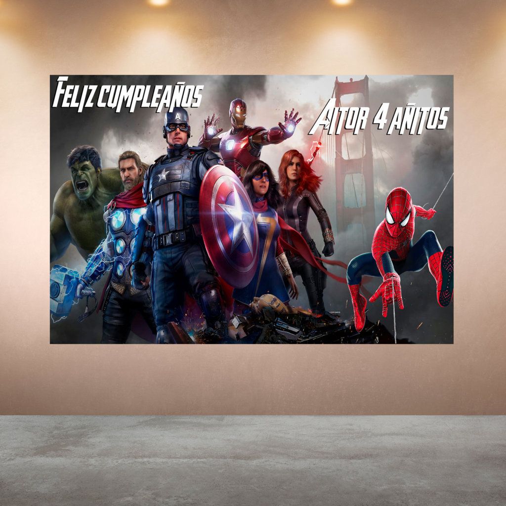 Cumpleanos vengadores Spiderman pelicula