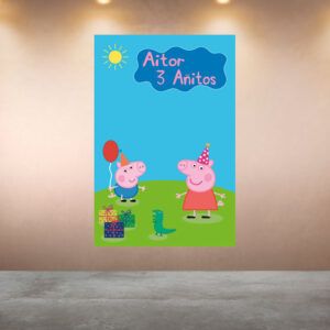 Cumpleaños Peppa Pig Vertical
