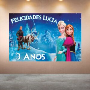 Cumpleaños Frozen Blanco