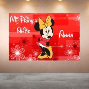 Cumpleanos Minnie Rojo