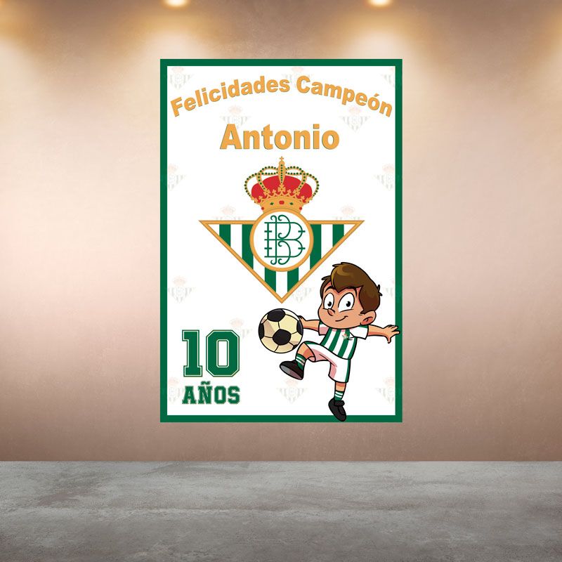 Cumpleaños Real Betis Futbol Vertical