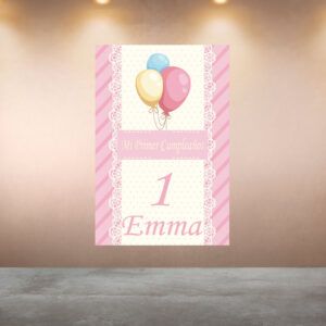 Cumpleaños Pancarta Globos