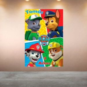 Cumpleanos Patrulla Canina Colores Celeste