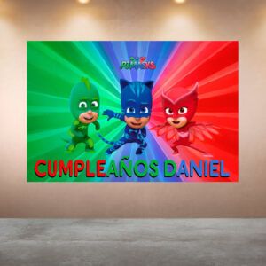 Cumpleanos Pj Mask Colores