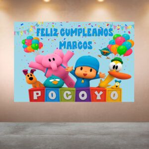 Cumpleanos Pocoyo Azul