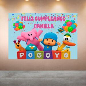 Cumpleanos Pocoyo Rosa