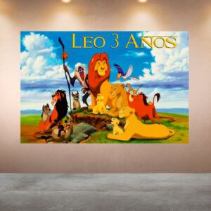 Cumpleanos Rey León Selva Amarillo