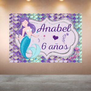 Cumpleanos Sirena Escamas