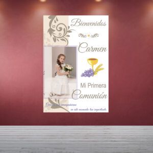 Decoración Comunión Caliz Dorado
