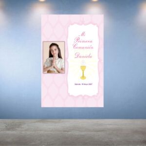 Decoración Comunión Rosa