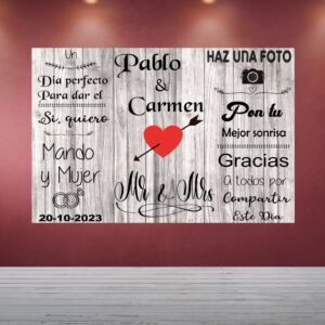 Decoración Boda Estilo Photocall