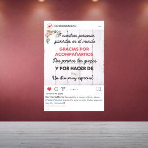 Decoración Boda Estilo Redes Sociales