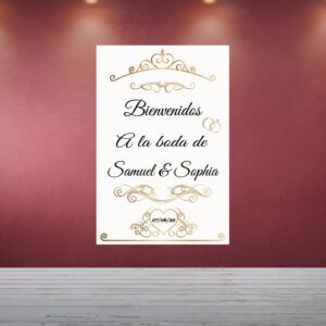 Decoración Boda Oro
