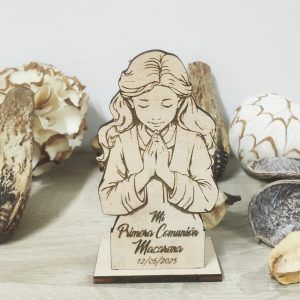 Recuerdo Comunión Niña Rezando