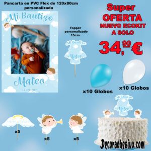 Decoración Bautizo Ángeles Ecokit