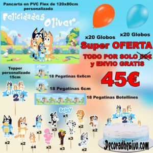 Kit Cumpleaños Bluey