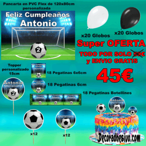 Kit Cumpleños Fútbol