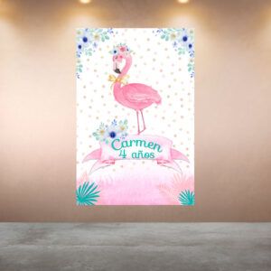Cumpleaños Flamenco Rosa