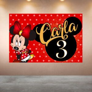 Cumpleaños Minnie Rojo