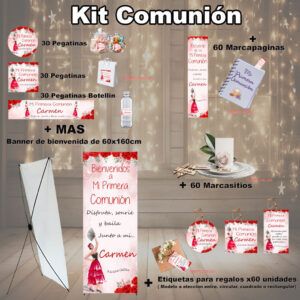 Kit Decoración Comunión Niña Flamenca