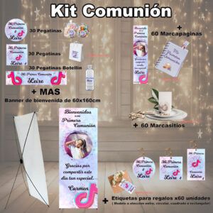 Kit Decoración Comunión TikTok Music