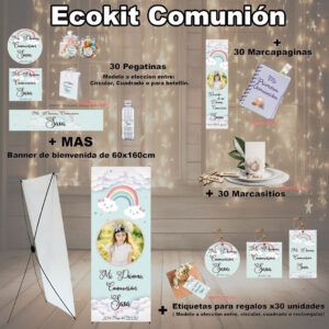EcoKit decoración Comunión Arcoiris