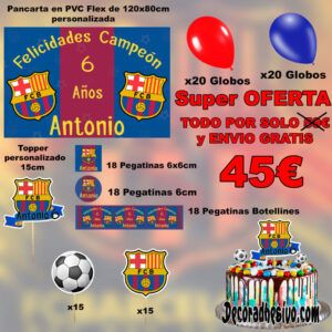Cumpleaños Barcelona KIT