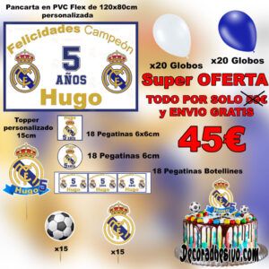 Cumpleaños Real Madrid KIT